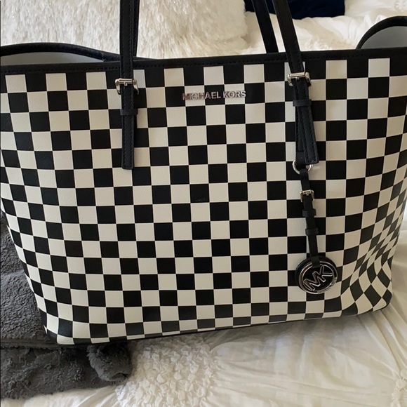 michael kors checkered purse